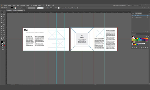 Maquetación en Illustrator