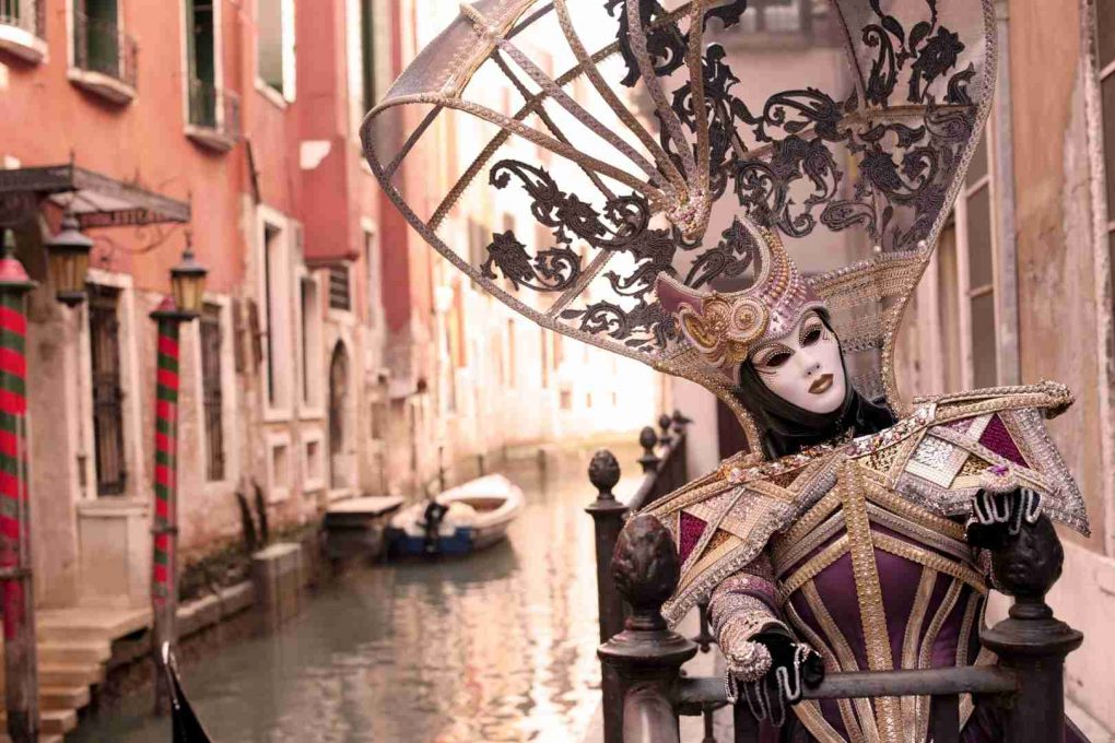 máscaras del carnaval italiano