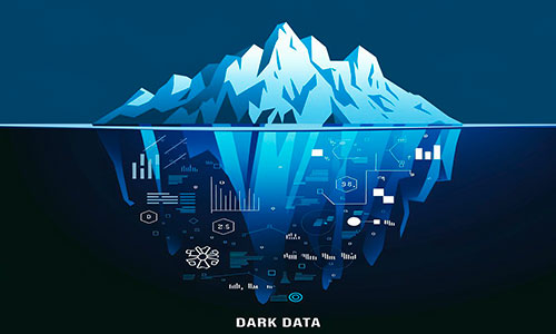 Analogía del iceberg Dark Data